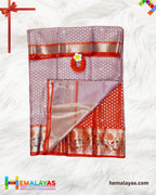 Lavender Banarasi Tissue Kota Saree with Paithani Border