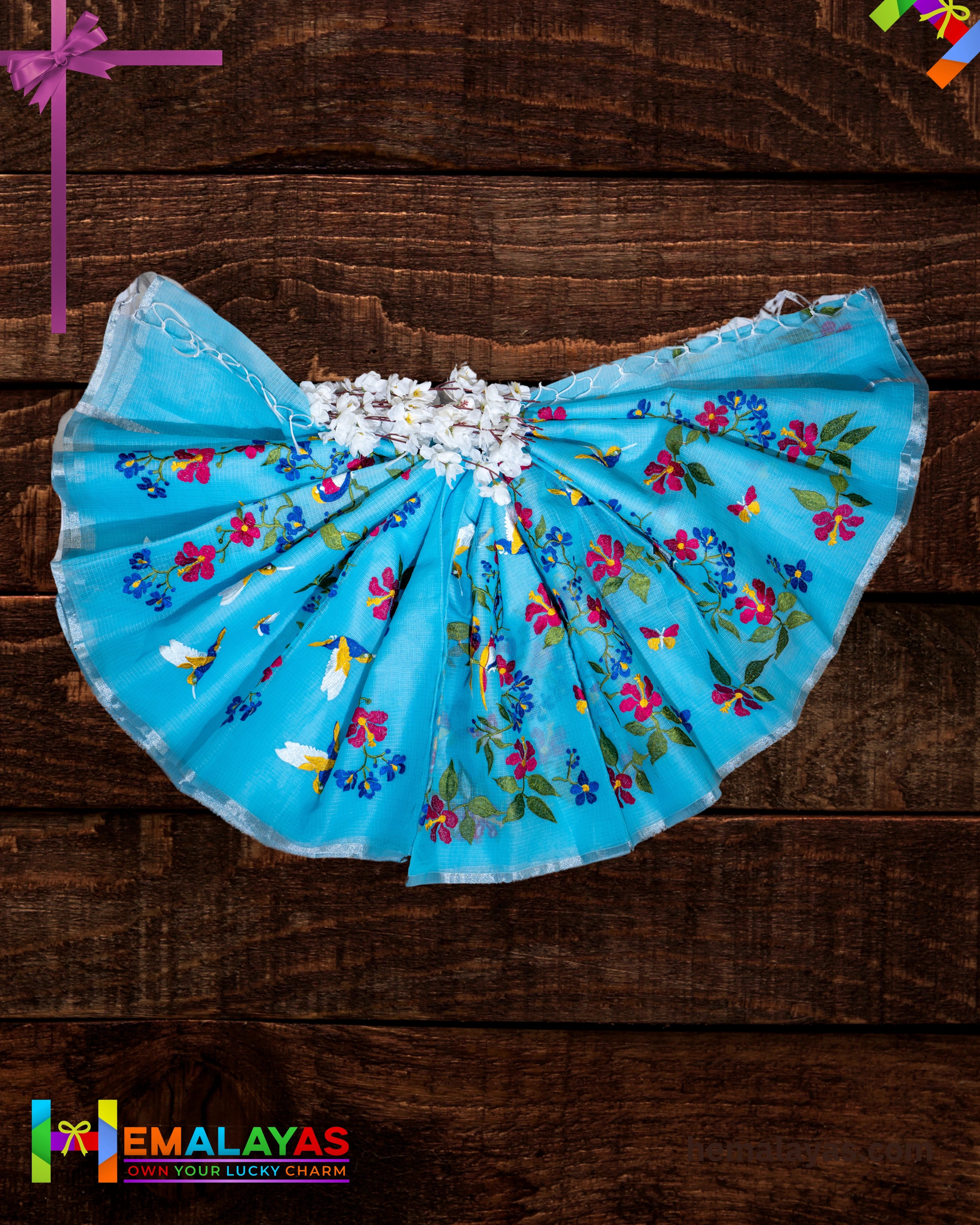 Elegant Kota Cotton Saree with Embroidery Work