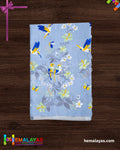 Powder Blue Embroidered Kota Cotton Saree
