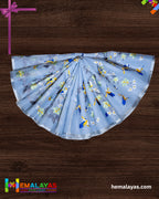 Powder Blue Embroidered Kota Cotton Saree